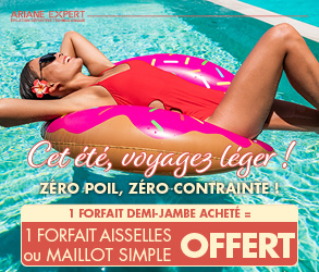 Cet été, voyagez léger ! Zéro poil, zéro contrainte !